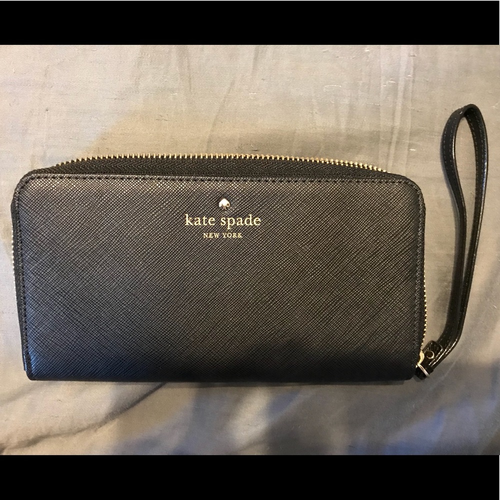Kate Spade Black wristlet